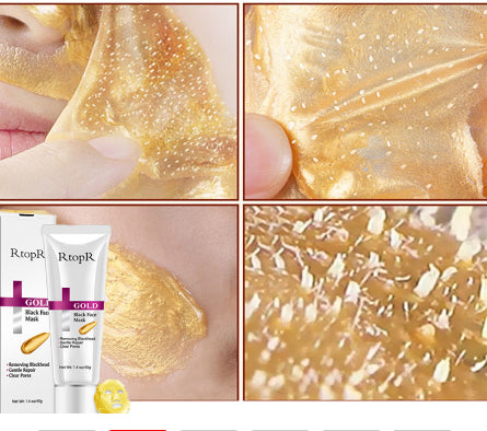 Gold Mask Black Mask - ROUTINE FASHION